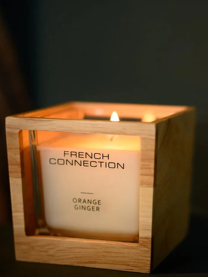 French Connection Home Accessories Orange and Ginger Signature 200g Candle Natural 8211 Home