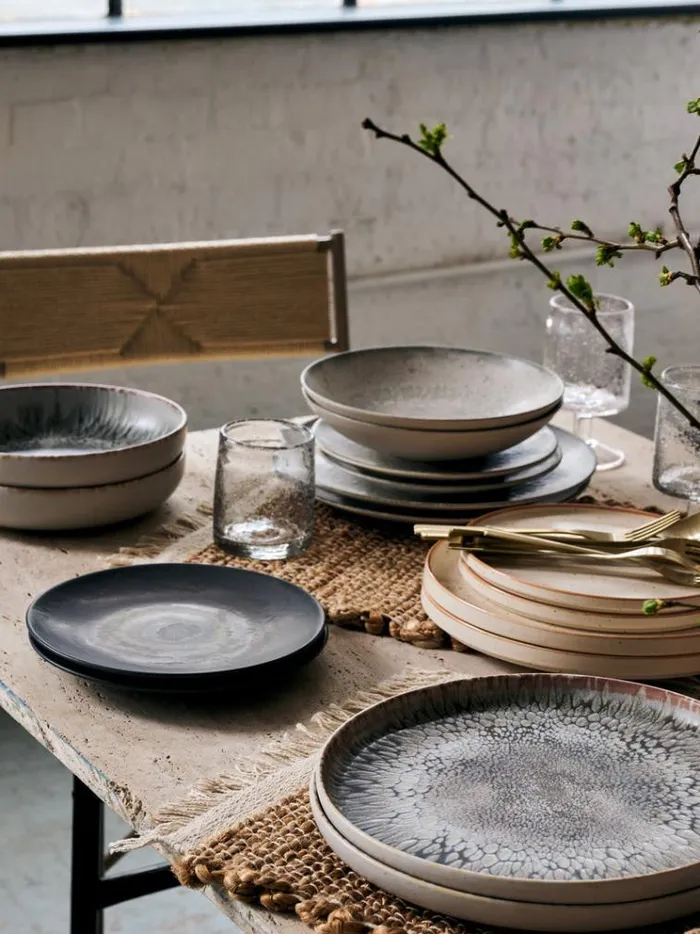 French Connection Home Accessories Westcott Reactive 12 Piece Dinner Set Naturalgrey 8211 Home French Connection Home Accessories Westcott Reactive 12 Piece Dinner Set Naturalgrey 8211 Home