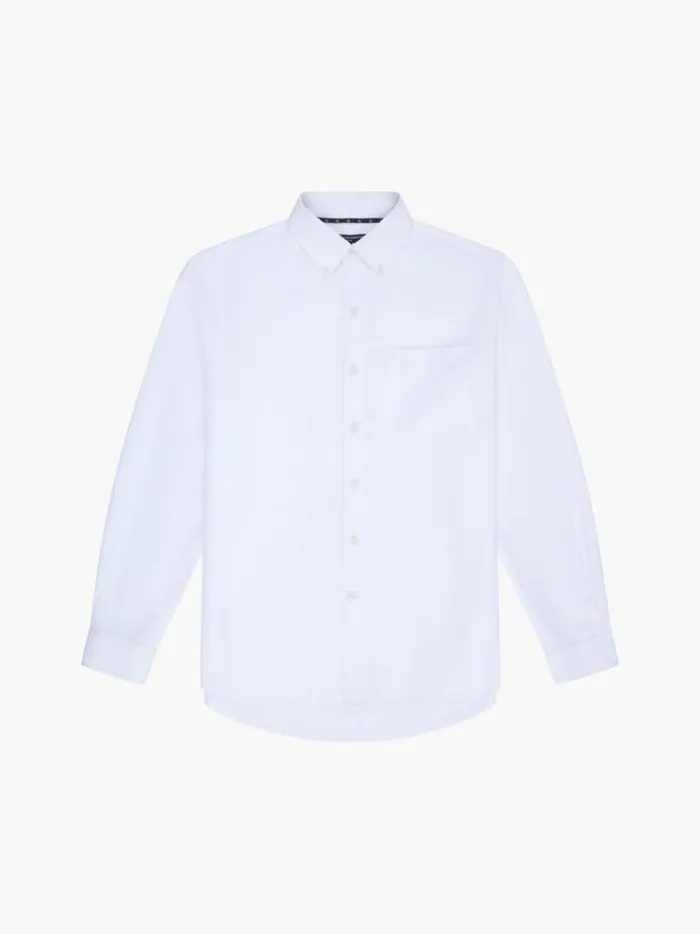 French Connection Shirts Regular Fit Twill Shirt White 8211 Man