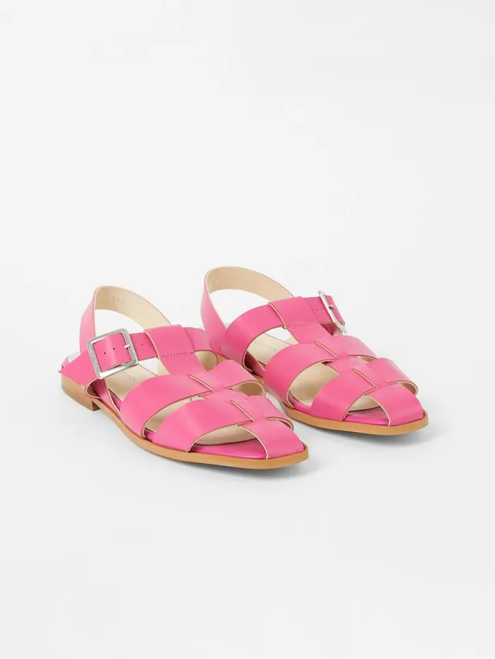 French Connection Shoes SW X Luisa Fisherman Caged Sandals Fuchsia 8211 Woman French Connection Shoes SW X Luisa Fisherman Caged Sandals Fuchsia 8211 Woman