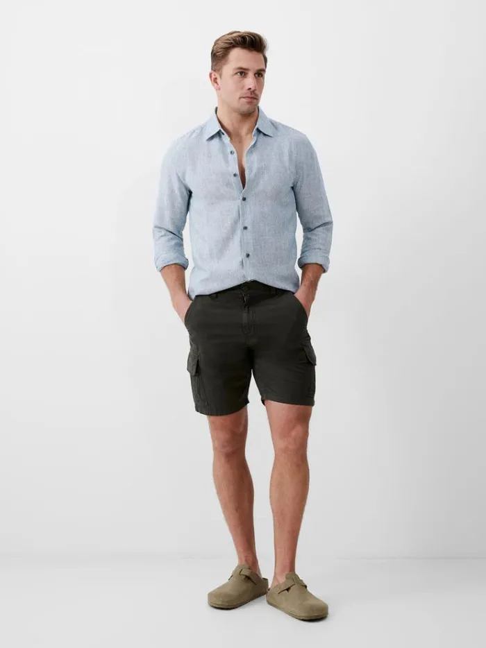 French Connection Shorts Ripstop Cargo Shorts Olive 8211 Man