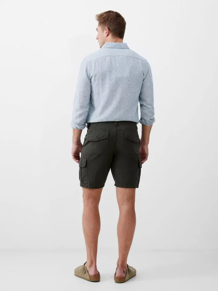 French Connection Shorts Ripstop Cargo Shorts Olive 8211 Man