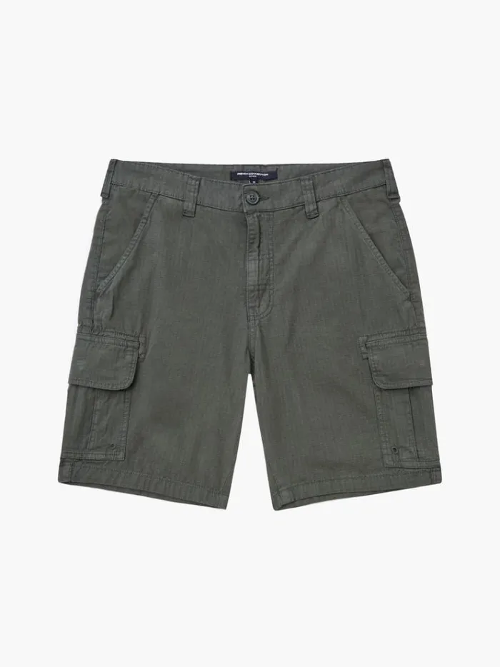 French Connection Shorts Ripstop Cargo Shorts Olive 8211 Man