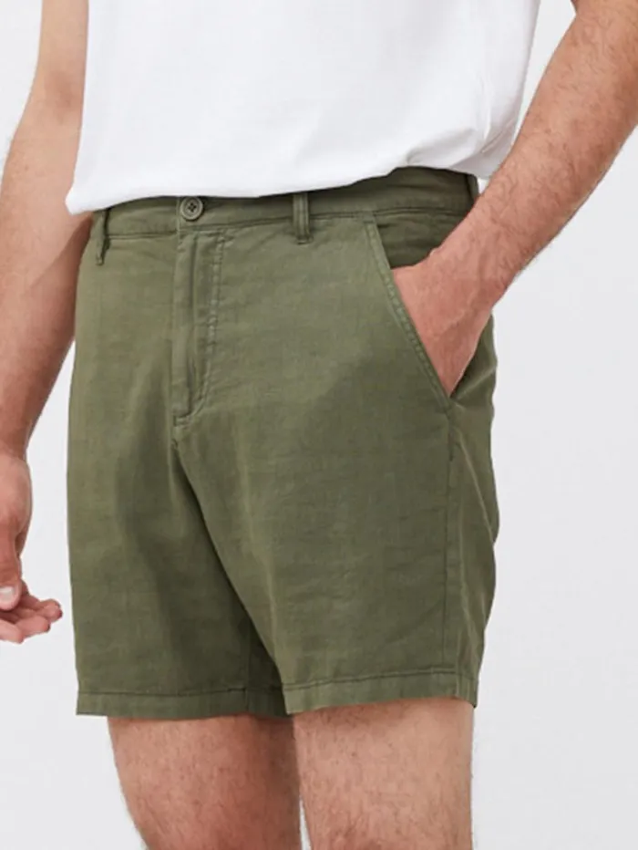 French Connection Shorts Soft Tailored Shorts Olive 8211 Man