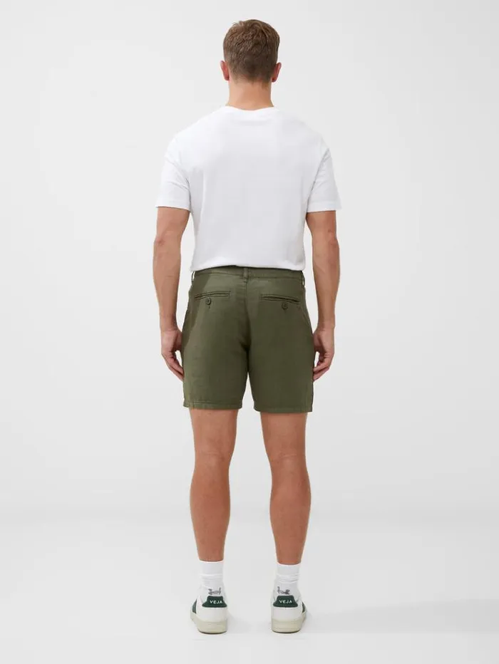 French Connection Shorts Soft Tailored Shorts Olive 8211 Man