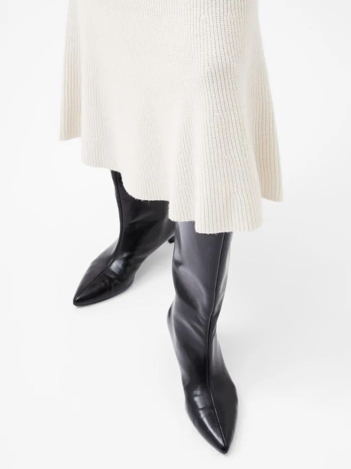 French Connection Skirts and Shorts Nariko Knit Maxi Skirt Oatmeal Mel 8211 Woman