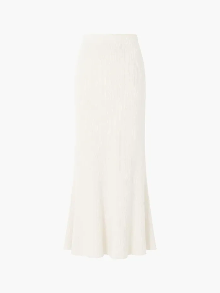 French Connection Skirts and Shorts Nariko Knit Maxi Skirt Oatmeal Mel 8211 Woman
