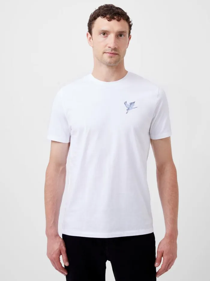 French Connection TShirts and Polo Shirts Cormorant Organic Graphic TShirt White 8211 Man French Connection TShirts and Polo Shirts Cormorant Organic Graphic TShirt White 8211 Man