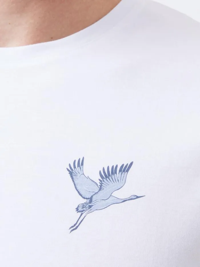 French Connection TShirts and Polo Shirts Cormorant Organic Graphic TShirt White 8211 Man