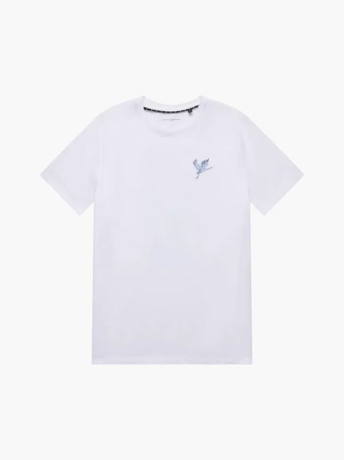 French Connection TShirts and Polo Shirts Cormorant Organic Graphic TShirt White 8211 Man