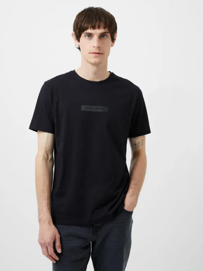 French Connection TShirts and Polo Shirts French Connection Organic Graphic TShirt Black 8211 Man French Connection TShirts and Polo Shirts French Connection Organic Graphic TShirt Black 8211 Man