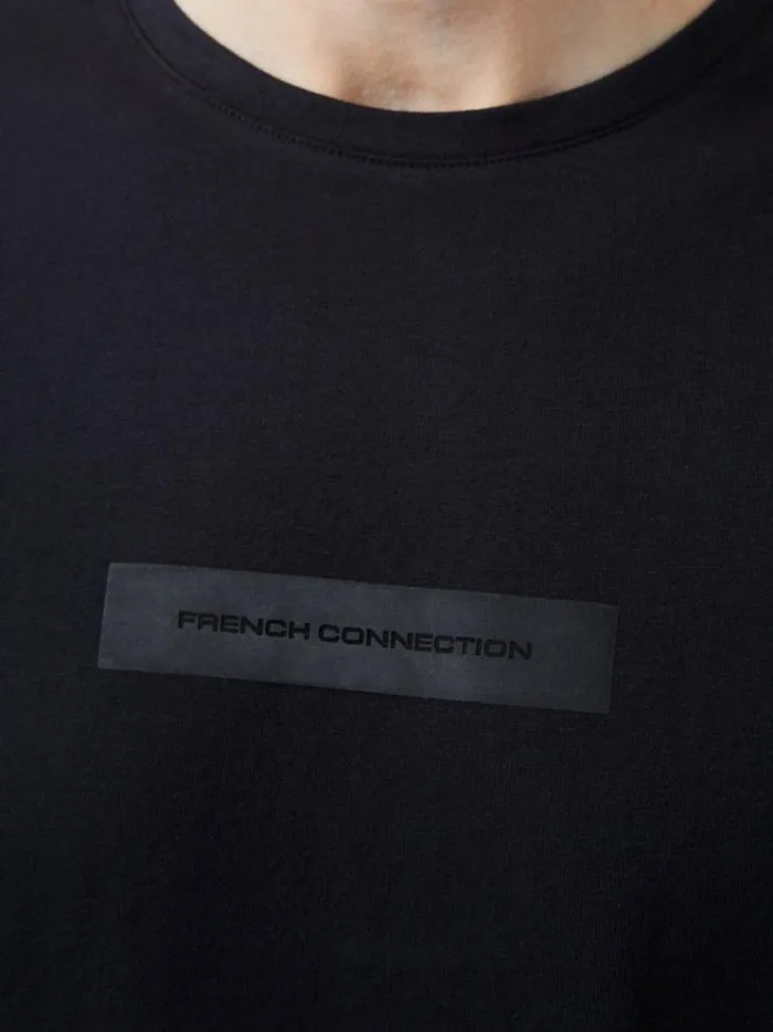 French Connection TShirts and Polo Shirts French Connection Organic Graphic TShirt Black 8211 Man