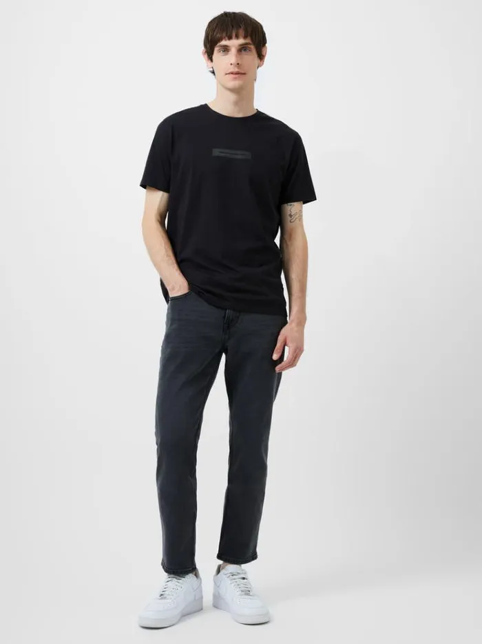 French Connection TShirts and Polo Shirts French Connection Organic Graphic TShirt Black 8211 Man