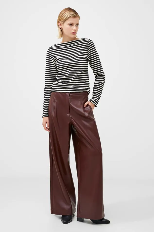 French Connection Tops Breton Stripe Top Blackwhite 8211 Woman