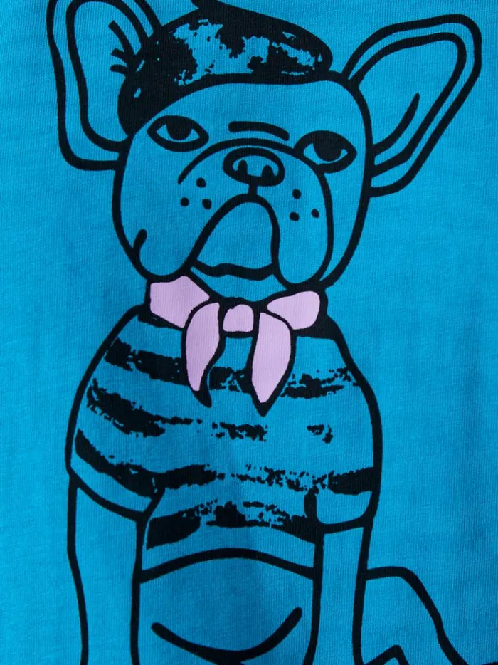 French Connection Tops Frenchie Graphic TShirt Peacocksheerlilac 8211 Woman