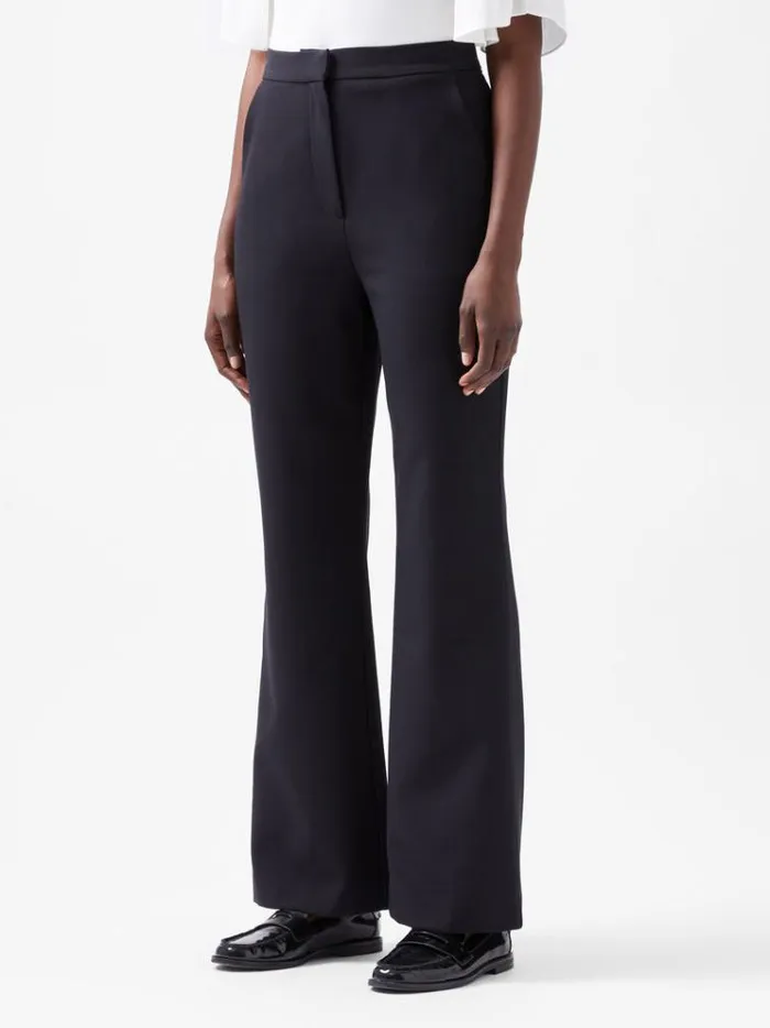 French Connection Trousers Azra Twill Trousers Blackout 8211 Woman