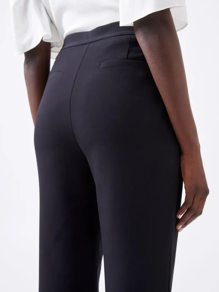 French Connection Trousers Azra Twill Trousers Blackout 8211 Woman
