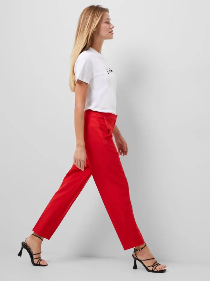 French Connection Trousers Echo Tapered Trousers True Red 8211 Woman
