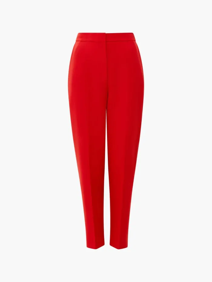 French Connection Trousers Echo Tapered Trousers True Red 8211 Woman