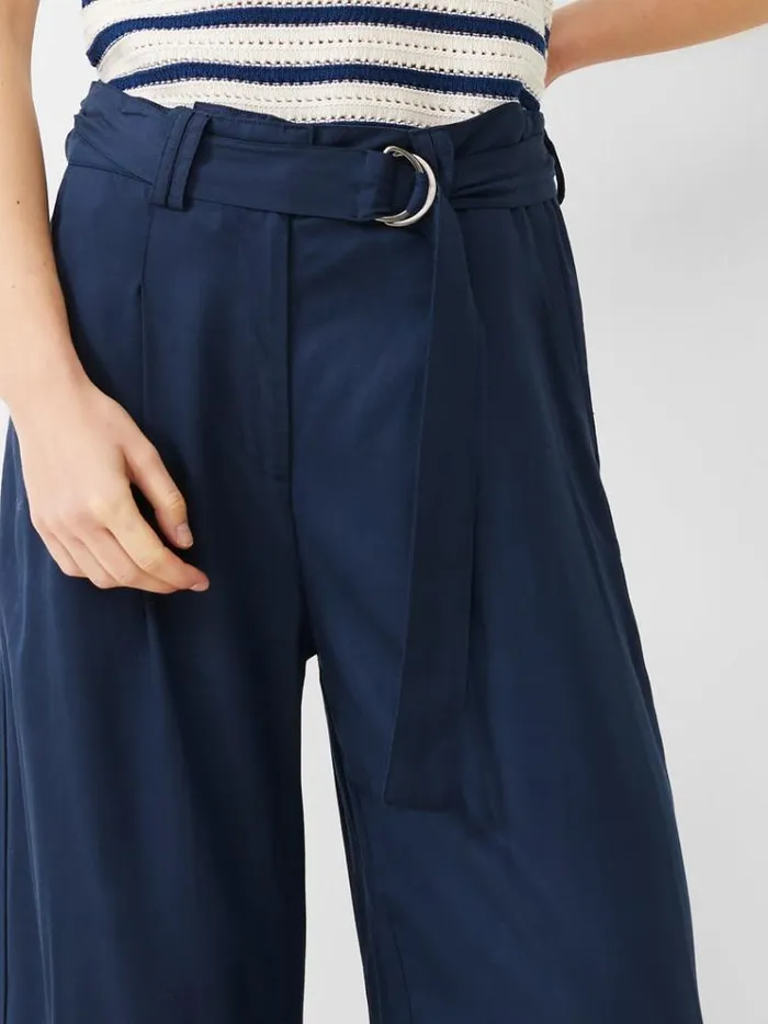 French Connection Trousers Elkie Twill Trousers Marine 8211 Woman