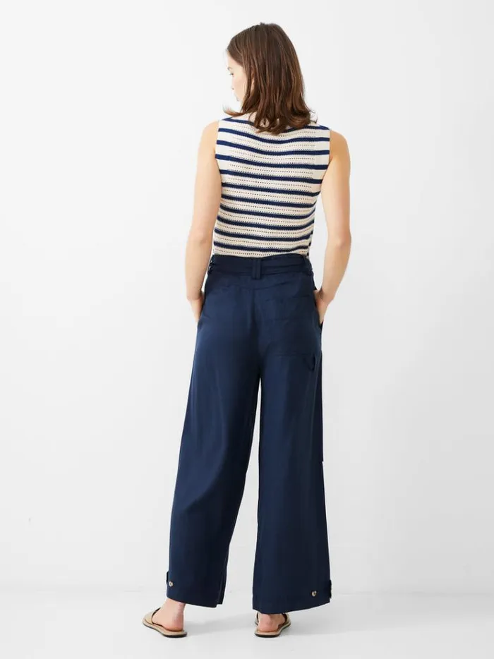 French Connection Trousers Elkie Twill Trousers Marine 8211 Woman