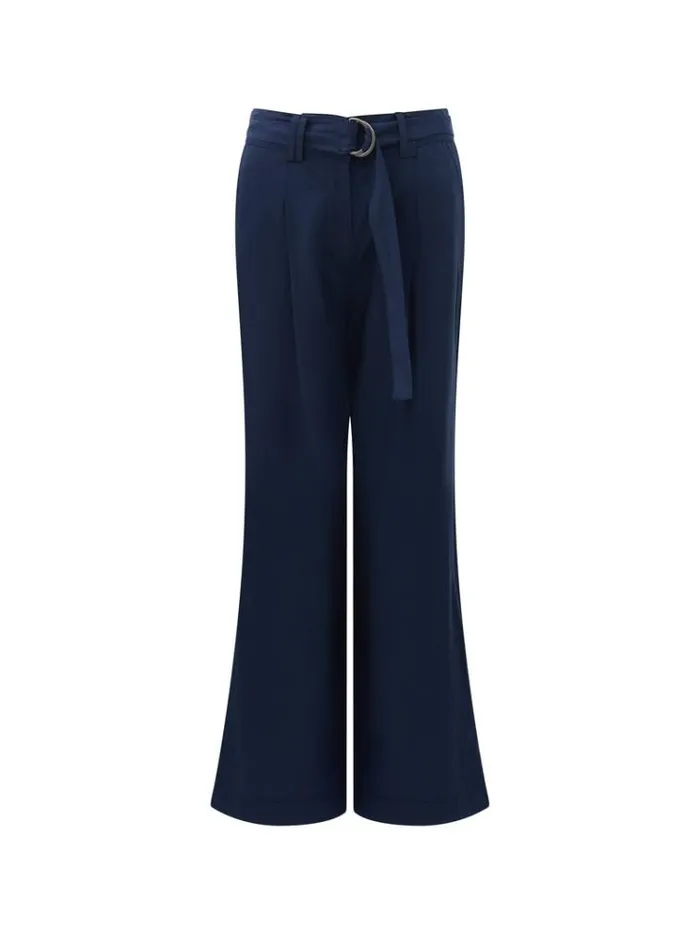 French Connection Trousers Elkie Twill Trousers Marine 8211 Woman