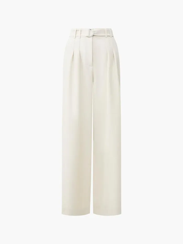 French Connection Trousers Everly Suiting Trousers Oyster Gray 8211 Woman