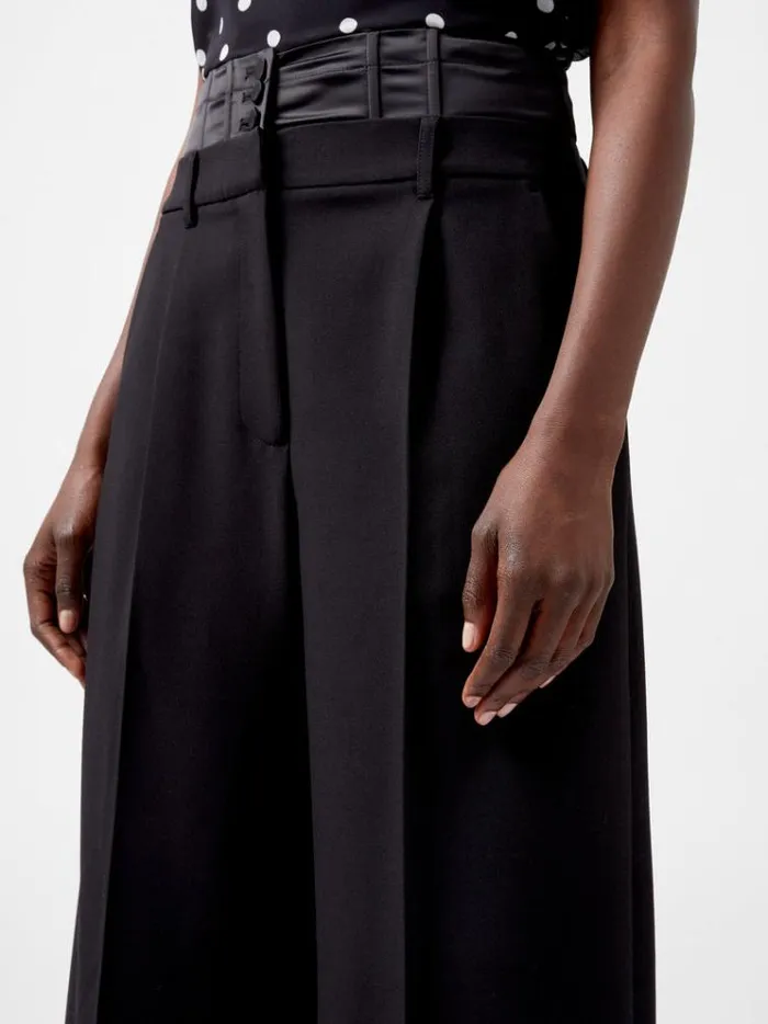 French Connection Trousers Gemma Carey Satin Tuxedo Trousers Blackout 8211 Woman French Connection Trousers Gemma Carey Satin Tuxedo Trousers Blackout 8211 Woman