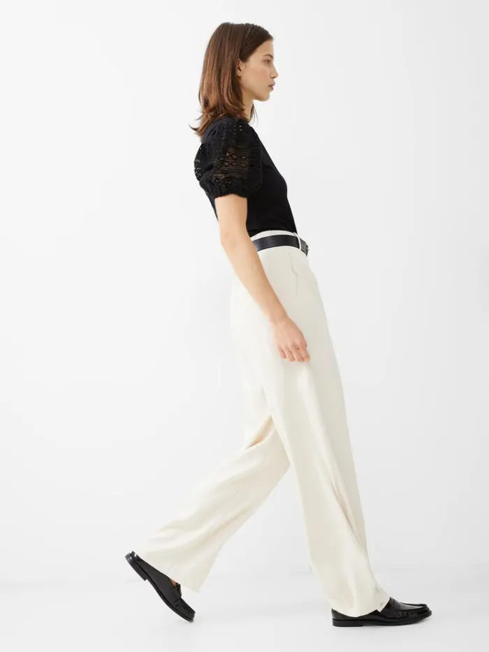 French Connection Trousers Harrie Tailored Trousers Classic Cream 8211 Woman