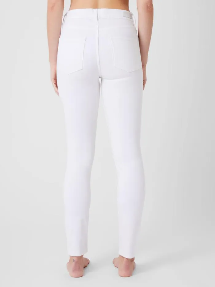 French Connection Trousers Soft Stretch Denim High Rise Skinny Jeans 30 Inch White 8211 Woman