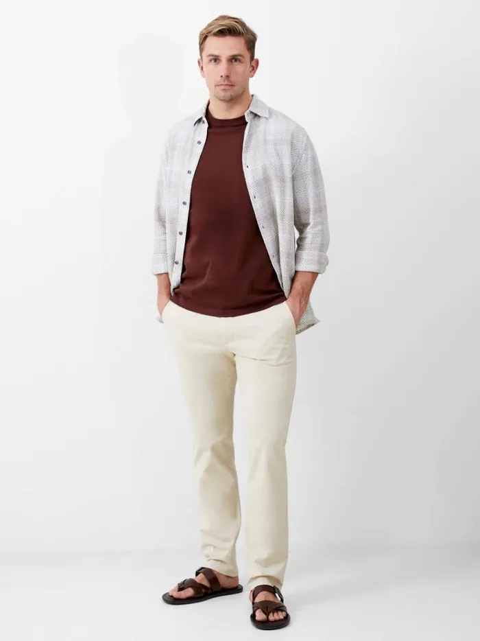 French Connection Trousers Stretch Chino Trousers Stone 8211 Man