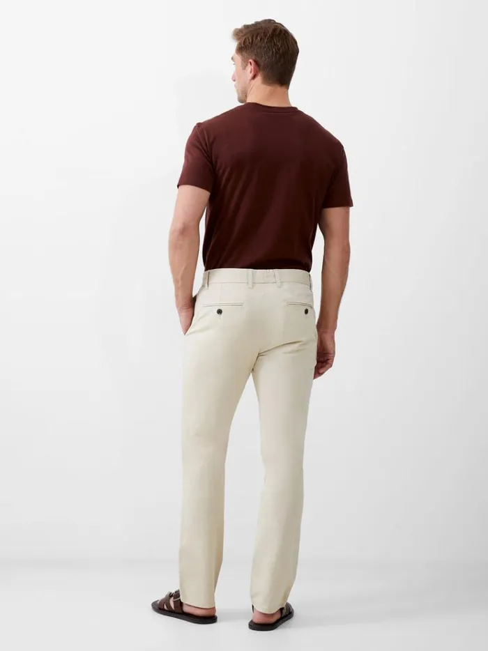 French Connection Trousers Stretch Chino Trousers Stone 8211 Man
