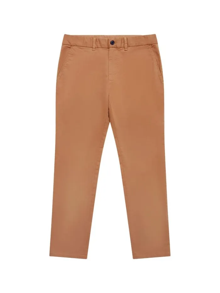 French Connection Trousers Stretch Chino Trousers Tobacco 8211 Man
