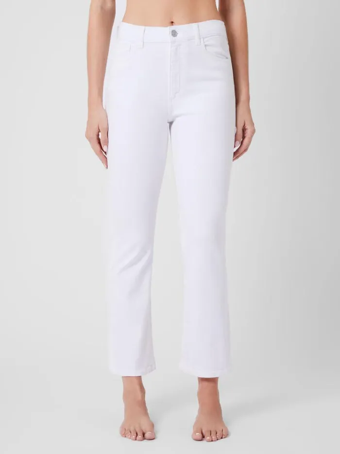 French Connection Trousers Stretch Denim Bootcut Ankle Length Jeans 30 Inch White 8211 Woman French Connection Trousers Stretch Denim Bootcut Ankle Length Jeans 30 Inch White 8211 Woman