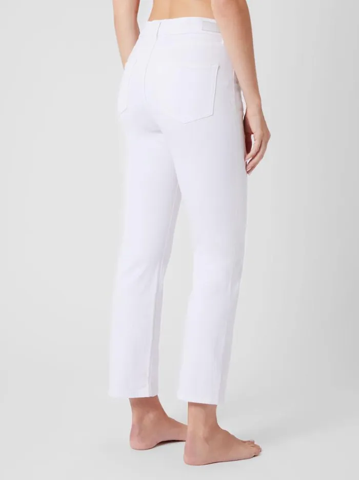 French Connection Trousers Stretch Denim Bootcut Ankle Length Jeans 30 Inch White 8211 Woman