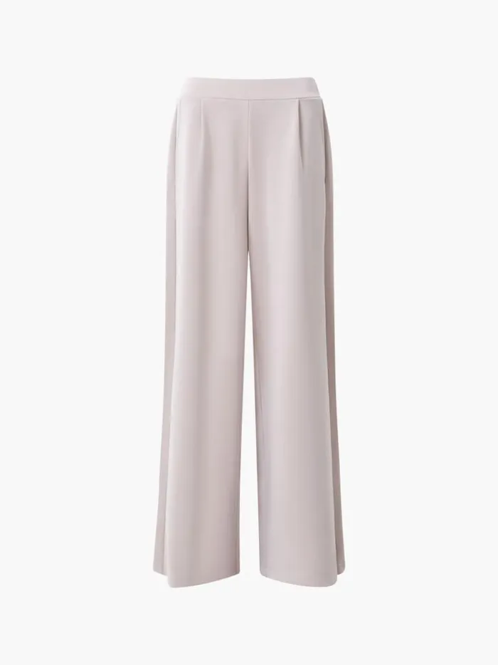 French Connection Trousers Wren Wide Leg Trousers Washed Macchiato 8211 Woman