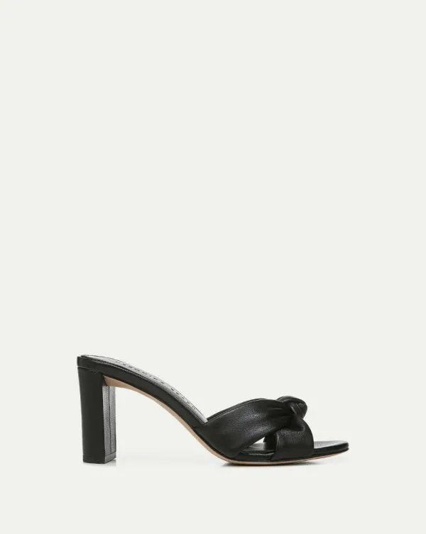 Ganita KnotFront Sandal Black Women Veronica Beard Shoes