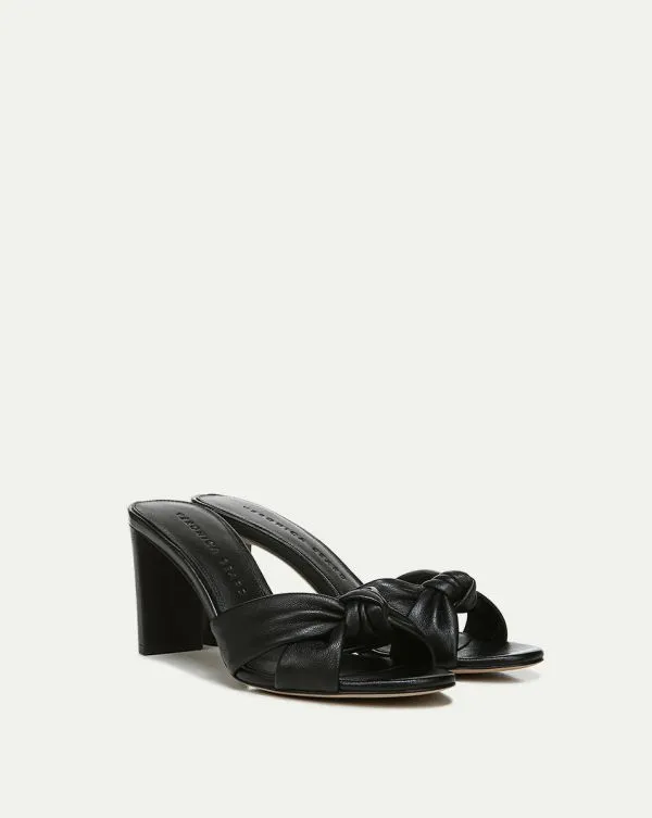 Ganita KnotFront Sandal Black Women Veronica Beard Shoes Ganita KnotFront Sandal Black Women Veronica Beard Shoes