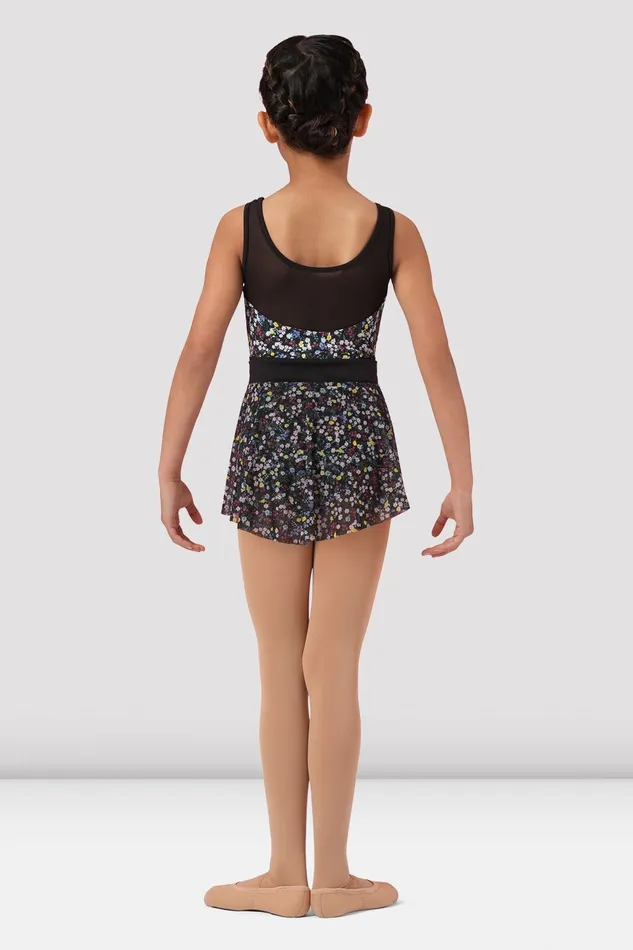 Girls Mirella Ditsy Floral Pull On Skirt Black Skirts and Tutus Bloch Children Girls Mirella Ditsy Floral Pull On Skirt Black Skirts and Tutus Bloch Children