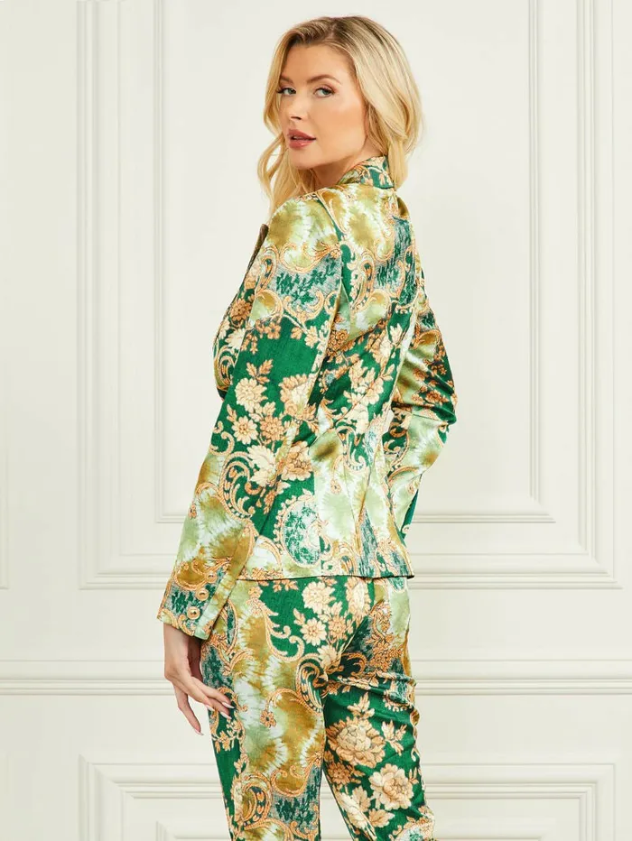 Gloria Blazer Heirloom Print Women Jackets and Coats GUESS