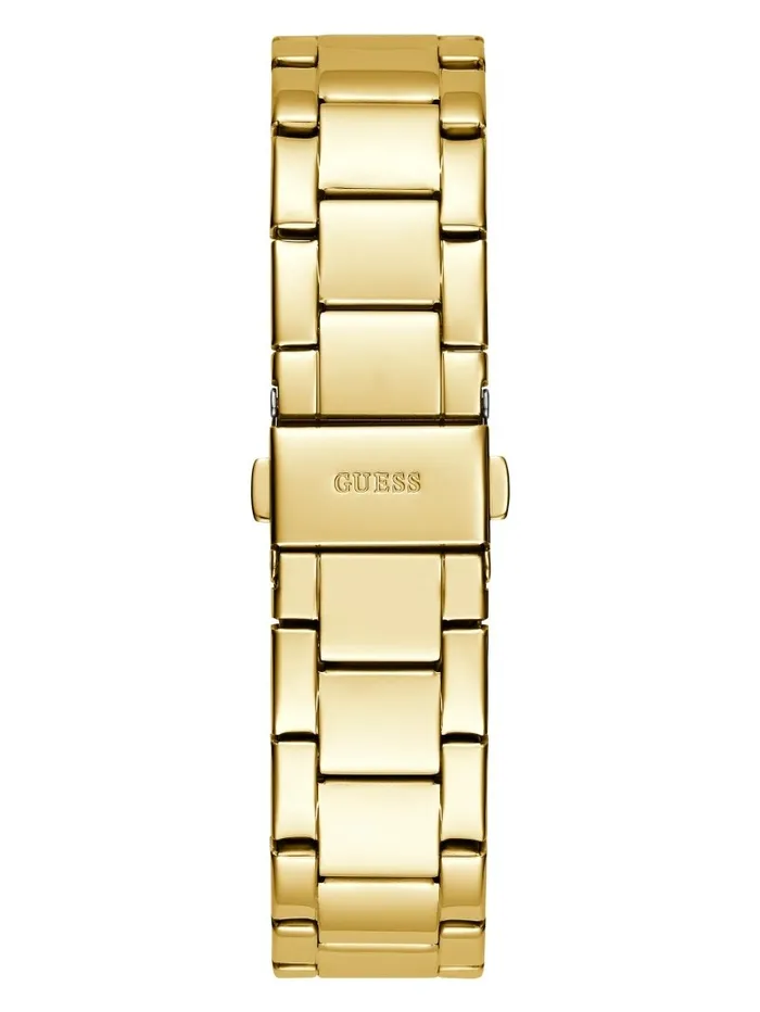 GoldTone Logo Analog Watch Gold Women Watches GUESS GoldTone Logo Analog Watch Gold Women Watches GUESS