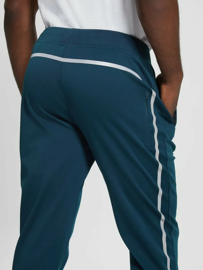 GUESS Activewear Men Eco Beamount Track Pants Blue Spectre