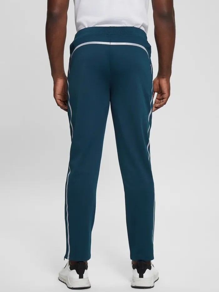 GUESS Activewear Men Eco Beamount Track Pants Blue Spectre