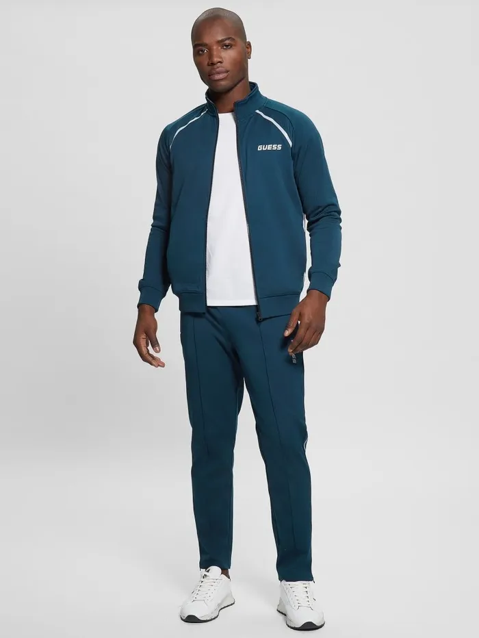 GUESS Activewear Men Eco Beamount Track Pants Blue Spectre