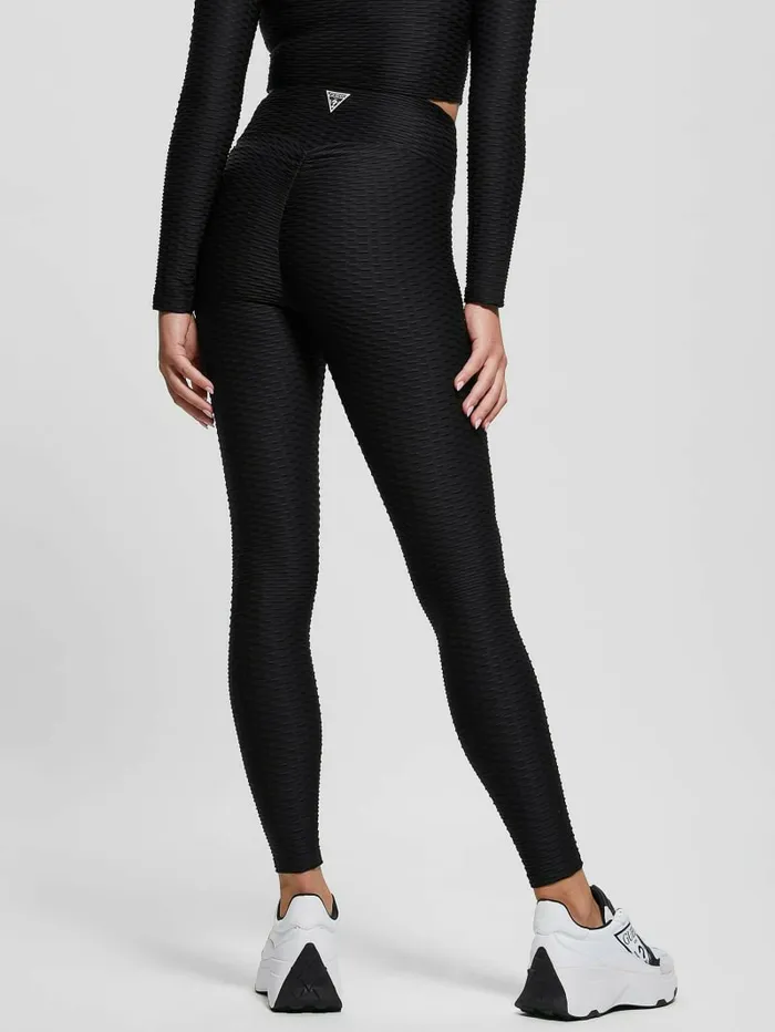 GUESS Eco Delma Active Leggings Black Women Activewear GUESS Eco Delma Active Leggings Black Women Activewear