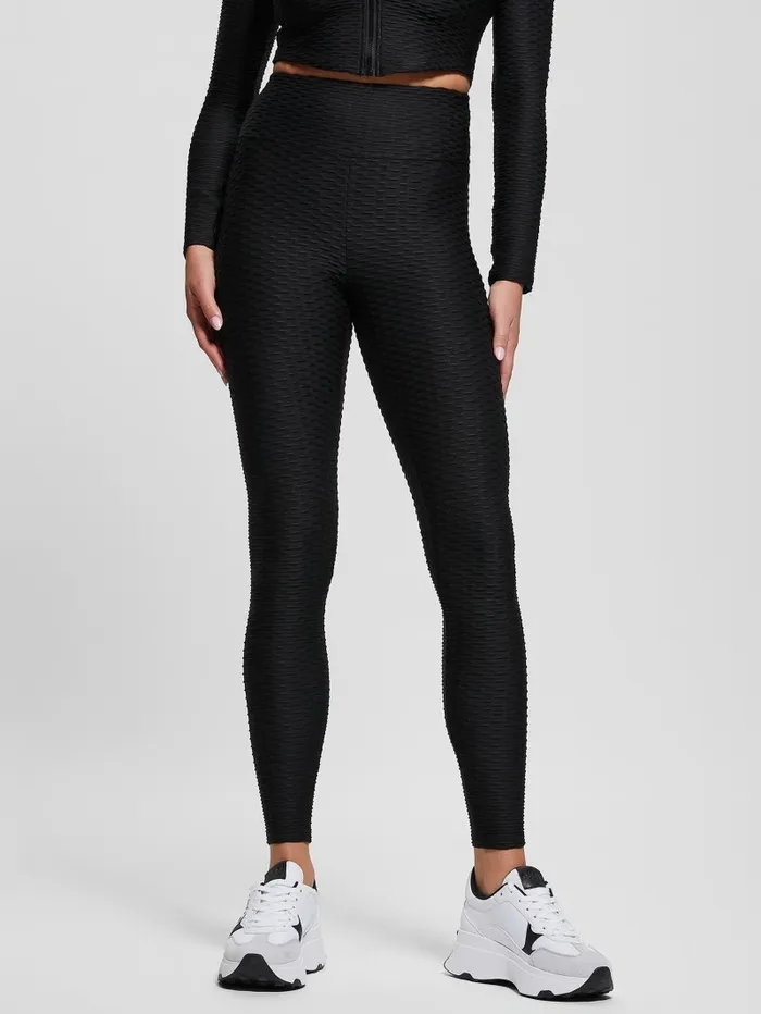 GUESS Eco Delma Active Leggings Black Women Activewear GUESS Eco Delma Active Leggings Black Women Activewear