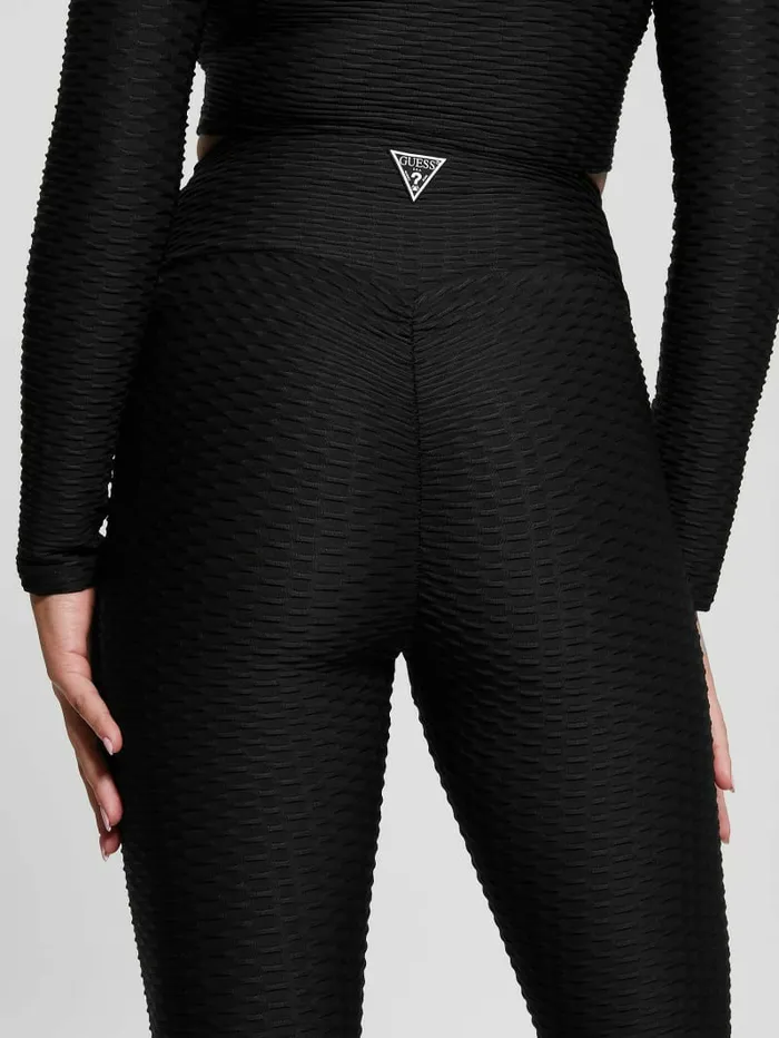 GUESS Eco Delma Active Leggings Black Women Activewear GUESS Eco Delma Active Leggings Black Women Activewear
