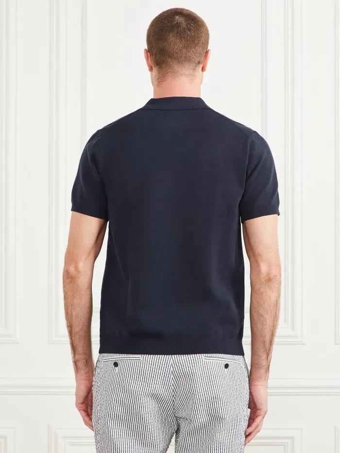 GUESS Formal Performance Polo Bleu lgant Men Shirts