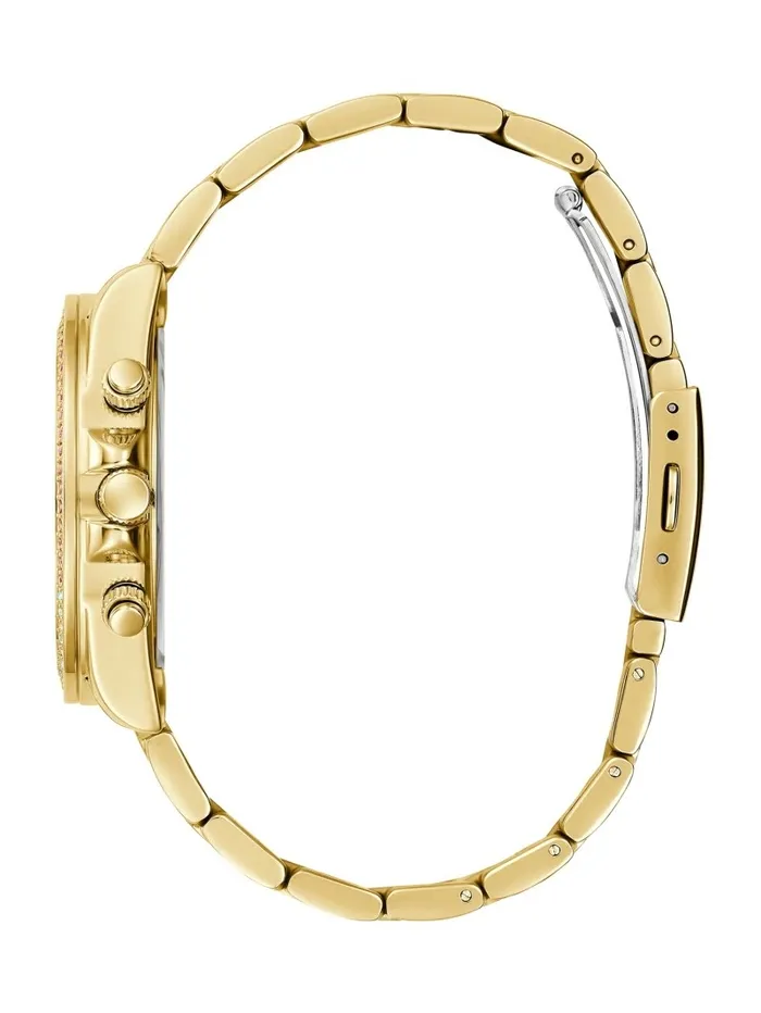GUESS GoldTone and Rainbow Multifunction Watch Gold Women Watches GUESS GoldTone and Rainbow Multifunction Watch Gold Women Watches