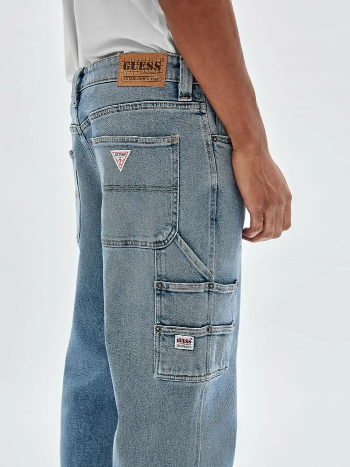 GUESS GUESS Originals Carpenter Jeans Go Brandon Medium Wash Men Jeans and Denim GUESS GUESS Originals Carpenter Jeans Go Brandon Medium Wash Men Jeans and Denim